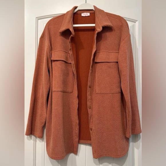 Pink Lily shacket. Worn once. Size XXL. - Picture 1 of 1